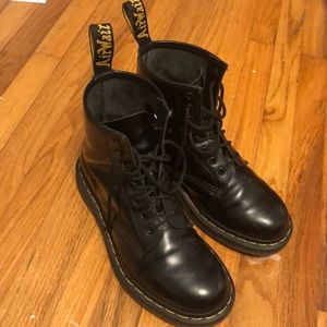 Black high top Dr martens